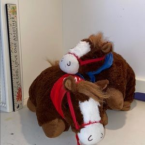 2 Horse Pillow Pets